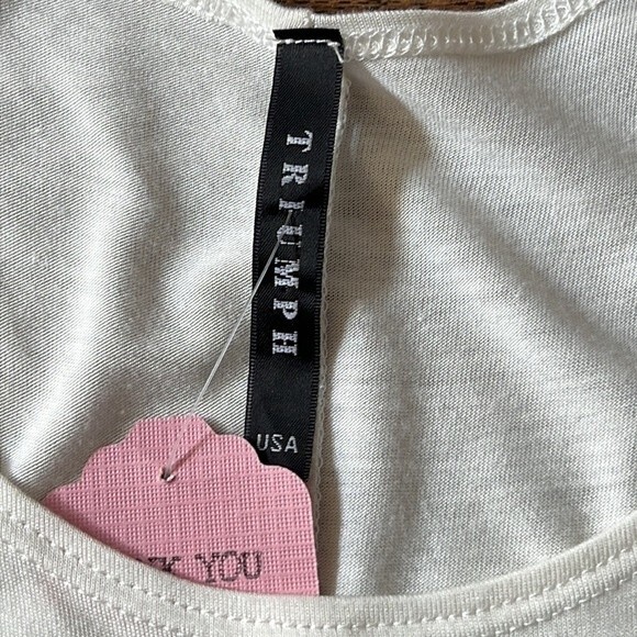 Triumph NEW Tank Top Size Small Bless Your Heart Graphic Tee Oversized Flowy - Picture 4 of 5